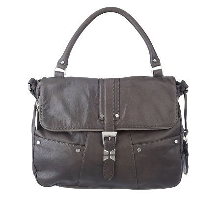 Roccatella Glove Leather Mari East/West Flap Tote Bag - A214871