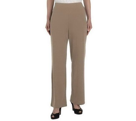 George Simonton Petite Crystal Knit Pull-on Pants - A222071
