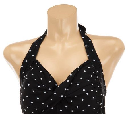 Ocean Dream Signature What a Dot Retro 1-Piece Boy Leg Halter