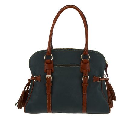 Dooney & Bourke Dillen Leather Domed Buckle Satchel