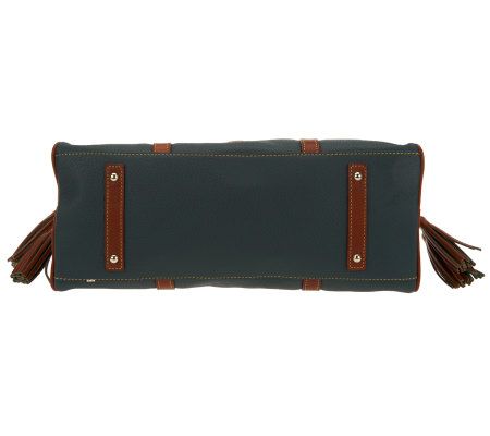 Dooney & Bourke Dillen Leather Domed Buckle Satchel