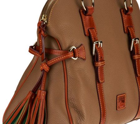 Dooney & Bourke Dillen Leather Domed Buckle Satchel