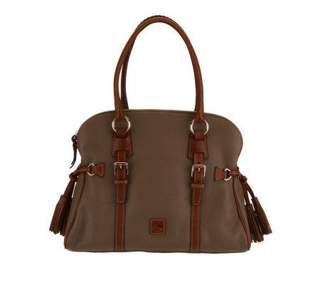 Dooney & Bourke Dillen Leather Domed Buckle Satchel - A227571