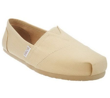 Skechers Bobs Canvas Lightweight Slip-on Shoes - A232971