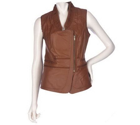 K-DASH by Kardashian Leather Vest - A214872