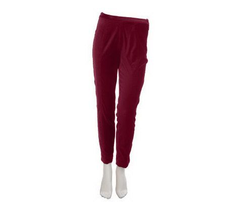 Joan Rivers Velvet Slim Pants - A218772