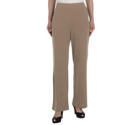 George Simonton Tall Crystal Knit Pull-on Pants - A222072