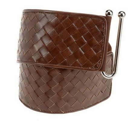 Braided Belt with U-Shaped Hardware by VT Luxe - A222572