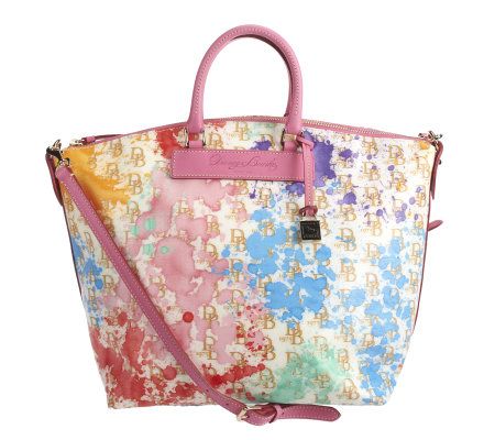 Dooney & Bourke Coated Cotton DB75 Splash Vanassa Tote - A222972