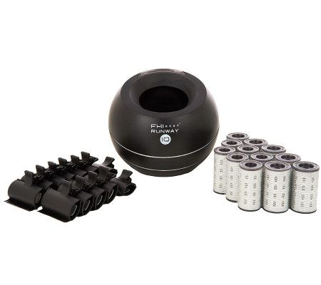FHI Heat Runway IQ Volumizing Rapid Hot Roller System w/ Heated Clips - A233272