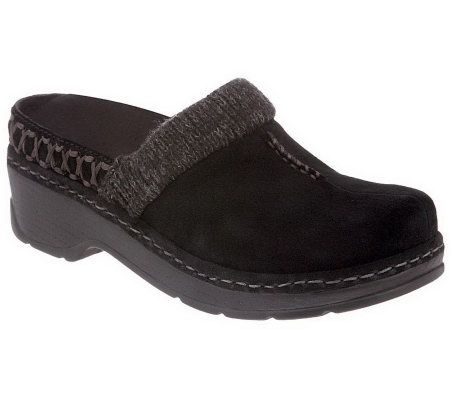 KLOGS Newport Collection Lodge Suede LeatherSlip-on Clogs - A326272