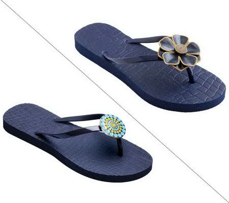 Lindsay Phillips Jordi Navy Switchflop Flip Flops - A326772