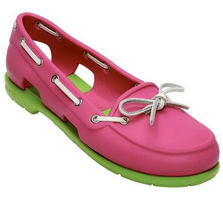 Crocs Womens Beach Line Boat Shoes - A327872