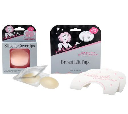 Hollywood Fashion Secrets Breast Lift Tape/ Silicone Cover Ups - A328272