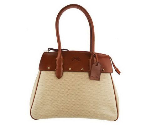 Dooney & Bourke Panama Small Wilson Satchel with Leather Trim - A224973