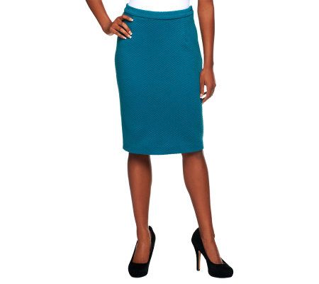 Joan Rivers Easy Elegance Knit Pencil Skirt - A227773