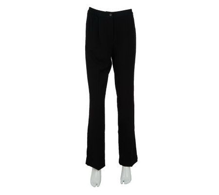 Linea by Louis DellOlio Fly Front Straight Leg Petite Pants - A229473