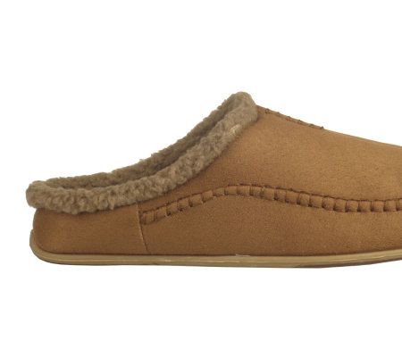 Deer Stags Slipperooz Mens In/Outdoor Microsuede Clog Slipper