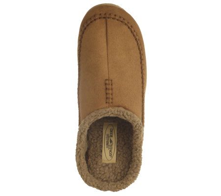 Deer Stags Slipperooz Mens In/Outdoor Microsuede Clog Slipper