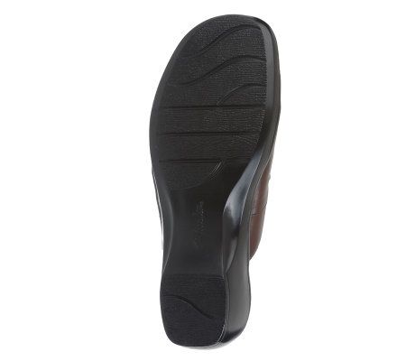 Clarks Bendables May Flower Leather Slip-on Clogs