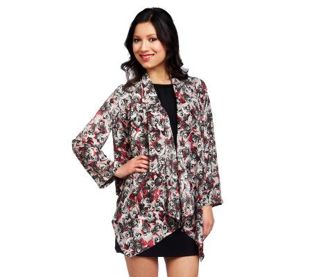 Nicole Richie Collection Printed Cascade Jacket - A224274