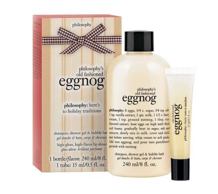 philosophy old fashion egg nog gel & lip duo - A228474