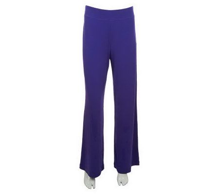 Bob Mackies Regular Flat Front Palazzo Pants - A229274