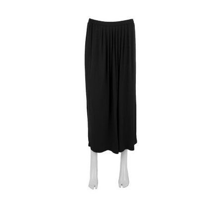 Linea by Louis DellOlio Pleat Front Knit Boot Skirt - A229474