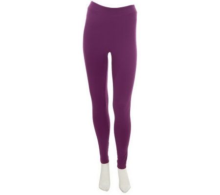 Bob Mackies Pull-on Slim Leggings w/ Cross Stitch Detail - A230974