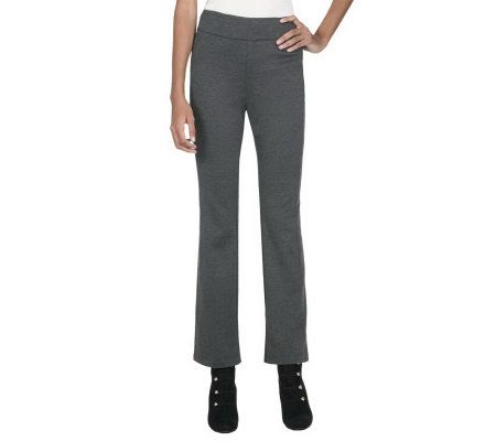 LOGO by Lori Goldstein Ponte Knit Pants - A209475