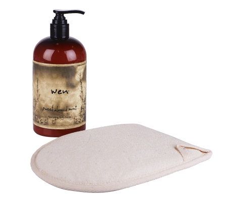 WEN by ChazDean Nourishing Body Lotion with Loofah 16 oz. - A222875
