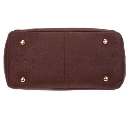 Isaac Mizrahi Live! Bridgehampton Pebble Leather Hobo