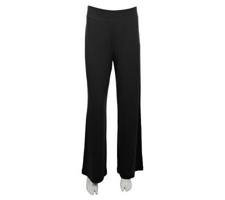 Bob Mackies Petite Flat Front Palazzo Pants - A229275
