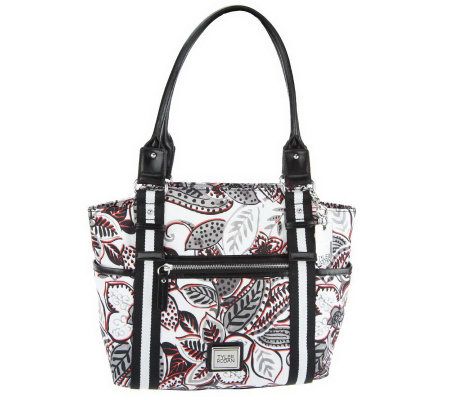 Tyler Rodan Nylon Tote Bag with Front Zipper - A232575