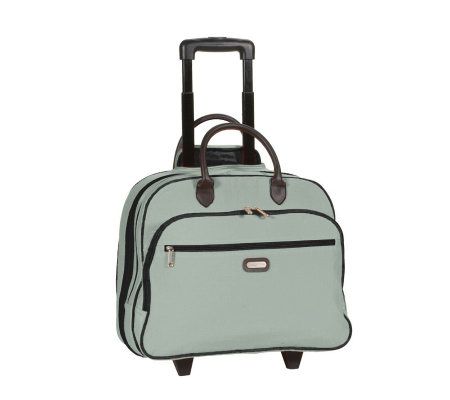 baggallini Crinkle Nylon Rolling Tote