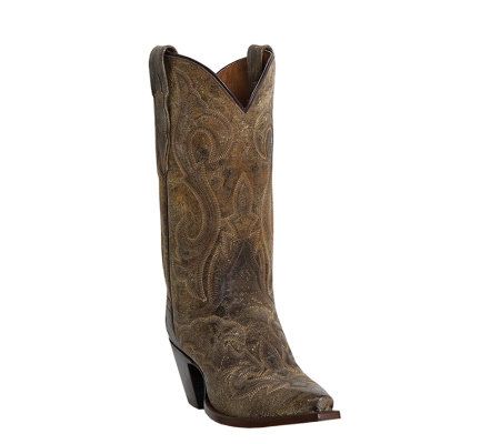 Dan Post Womens 11 Tan Fashion El PasoLeather Boots - A184376