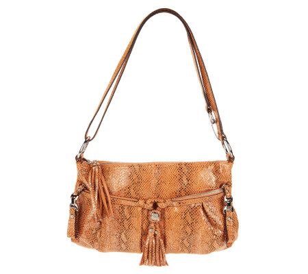 B. Makowsky Leather East/West Convertible Crossbody Bag - A225076