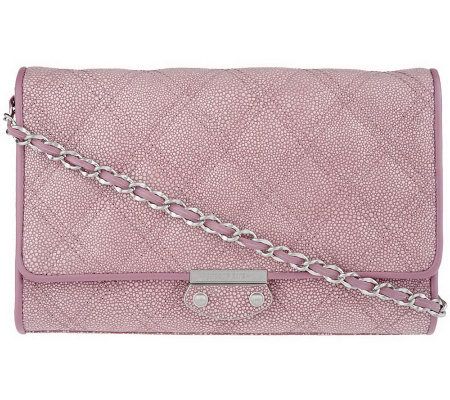 As Is Judith Ripka Mercer Quilted Stingray Shoulder Bag - A230876