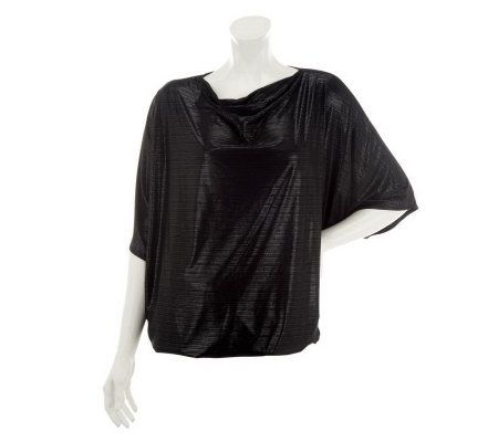 Attitudes by Renee Shimmer Dolman Sleeve Tunic - A231676