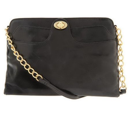 Hobo Leather Farrah Shoulder Bag with Chain Detail - A232176