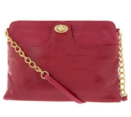 Hobo Leather Farrah Shoulder Bag with Chain Detail - A232176