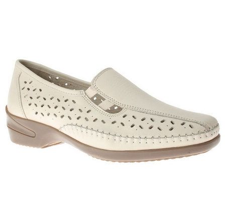 Spring Step Style Amari Leather Slip Ons - A323276