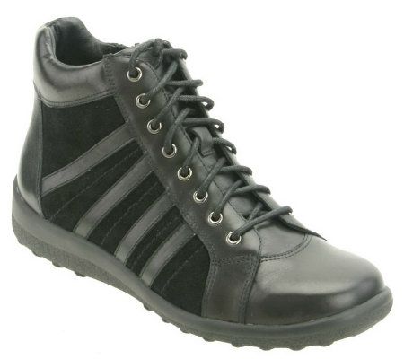 David Tate Motion Leather Booties - A326076