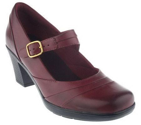 Clarks Bendables Leather Adj. Strap Mary Janes - A216977