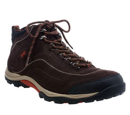 Ryka Water Resistant Suede Boots w/ Faux Shearling - A226977