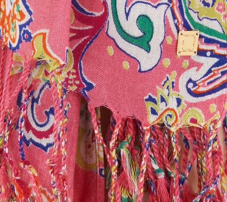 Liz Claiborne New York Paisley Printed Scarf with