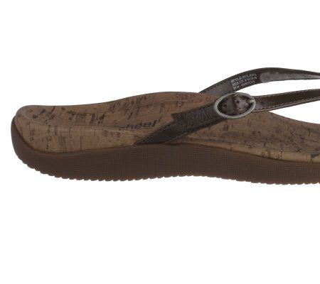 Orthaheel Solana Orthotic Twin Buckle Thong Sandals