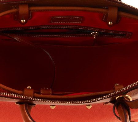 Dooney & Bourke Leather Small Wilson Satchel