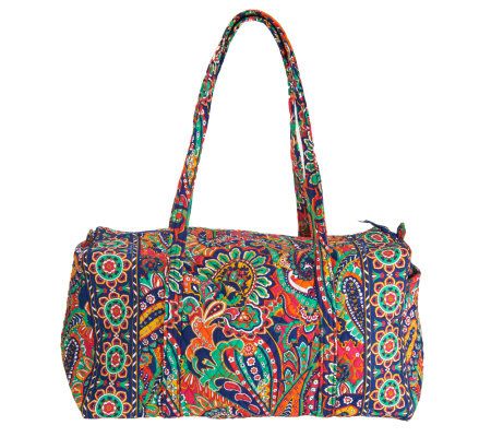 Vera Bradley Signature Print Double Handle Large Duffel