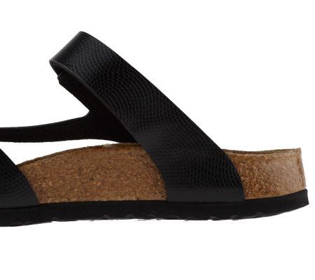 Birkis Two-tone Heart Accent Thong Sandals